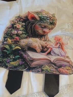 Fairy and Forest Troll Graphic 2D Garden Decor